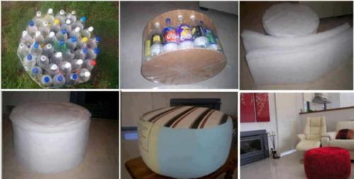 Что можно сделать из пластиковых бутылок своими руками для дома. Мебель из подручных материалов: утилизируем пластиковые бутылки