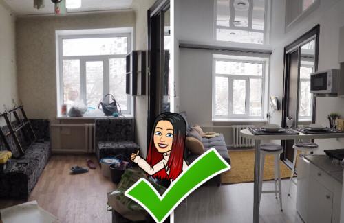 Дизайн комнаты 13 кв м с диваном. Как мы комнату 13,5 кв.м. превратили в мини-студию