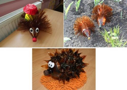 Поделки из пластиковых бутылок для детского сада. Поделки из пластиковых бутылок для дошкольников