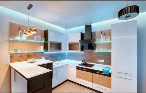 Кухня-ниша 5 кв. Отделка кухни 5 кв. м