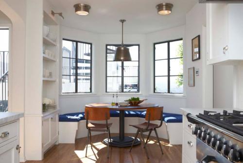 Дизайн кухни с угловым эркером. Кухня с эркером в многоквартирном доме