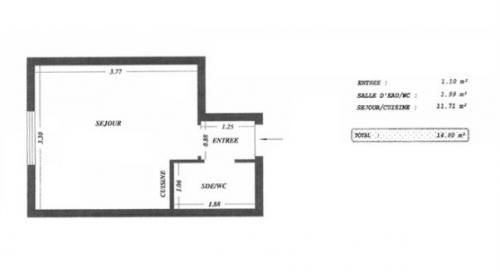 Дизайн квартиры-студии 15 кв м. Париж: студия 15 кв.м