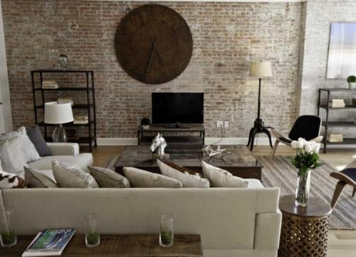 Как задекорировать кирпичную стену. Отделка стен кирпичом: лучшие сочетания, актуальные декоративные идеи и особенности применения в интерьере (95 фото)