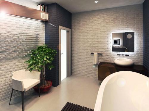 Как задекорировать кирпичную стену. Отделка стен кирпичом: лучшие сочетания, актуальные декоративные идеи и особенности применения в интерьере (95 фото)