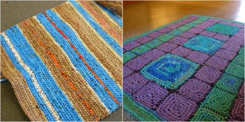 Сумки из пакетов. Модные сумки ...из пакетов для мусора.