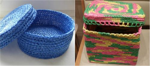 Сумки из пакетов. Модные сумки ...из пакетов для мусора.