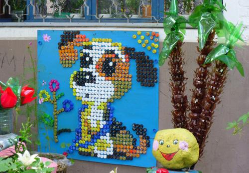 Поделки из пластиковых бутылок. Поделки из пластиковых крышек от бутылок