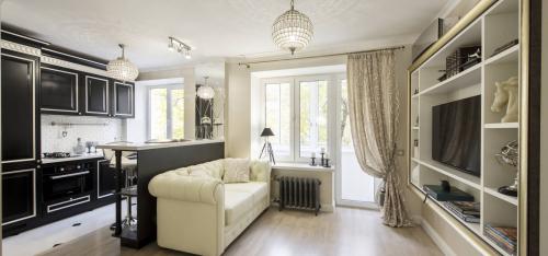 Дизайн квартиры-студии 24 кв м прямоугольной. Современные виды стилей для студии 24 кв м