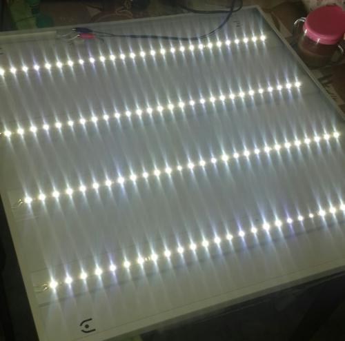 Замена светодиодной ленты в светильнике. Ремонт офисного светильника Призма