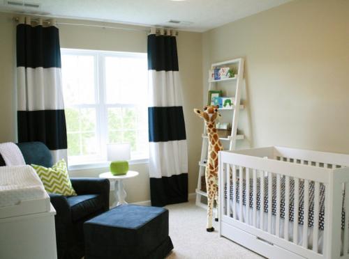 Шторы в детскую для разнополых детей. Оформление комнаты для девочки