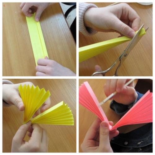 Детские поделки для мамы. Поделка на День Матери для детского сада из салфеток, гофрированной бумаги или картона (шаблоны прилагаются)