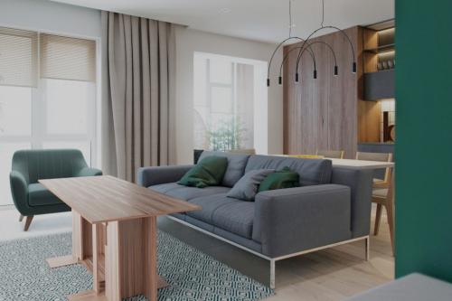 Как обустроить однокомнатную квартиру для двоих. Однокомнатная квартира для семьи с двумя детьми