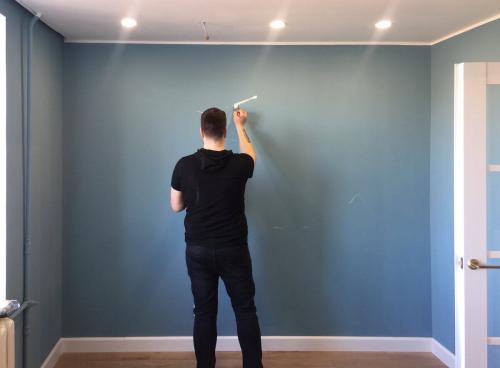 Как нарисовать горы на стене в детской. МАСТЕР-КЛАСС: Как быстро и недорого декорировать пустую стену