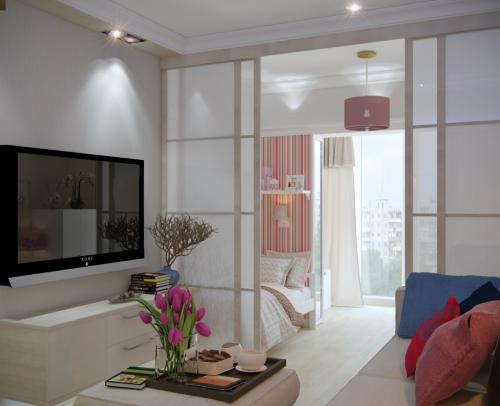 Как обустроить однокомнатную квартиру для двоих. Однокомнатная квартира для семьи с двумя детьми