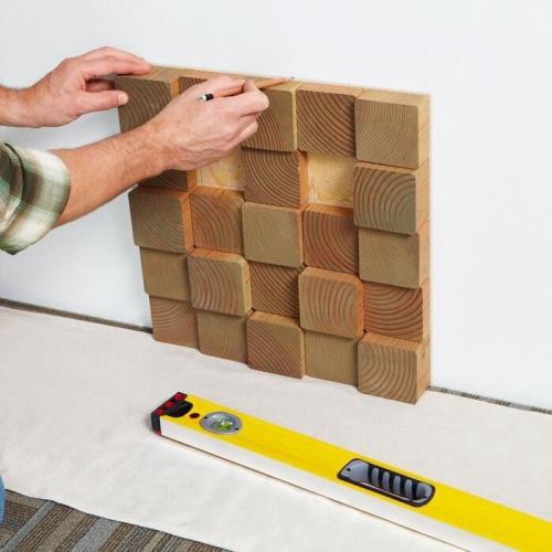 Дерево из фанеры на стену. Потрясающий декор стены за небольшие деньги – эффектное 3D панно из деревянных брусков