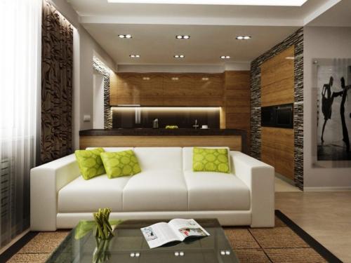 Идея для однокомнатной квартиры. Дизайн однокомнатной квартиры — 150 фото в интерьере
