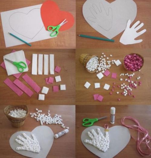 Поделка открытка для мамы. Открытка ко Дню Матери в начальной школе с шаблонами