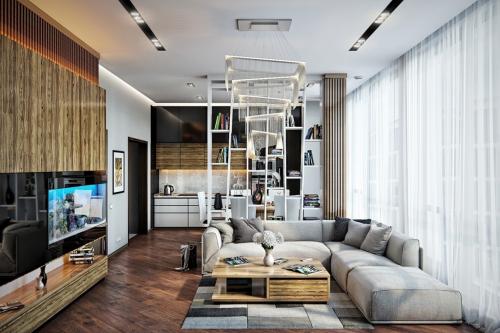 Как обустроить однокомнатную квартиру для двоих. Однокомнатная квартира для семьи с двумя детьми