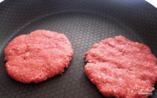 Рецепт фарша для бургеров. Котлета для гамбургера