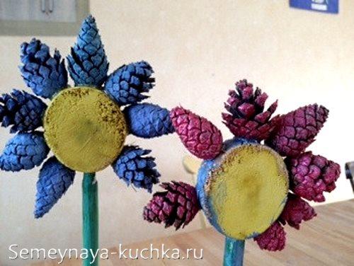 Поделки из природного материала. ЧЕШУЙКИ от шишек.