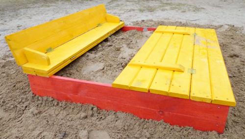 Песочница своими руками закрытая. Как сделать песочницу с крышкой: чертежи, фото