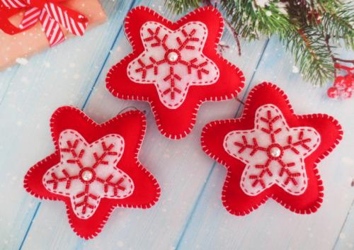 Новогодние игрушки своими руками из ткани. Елочные игрушки из ткани своими руками 21