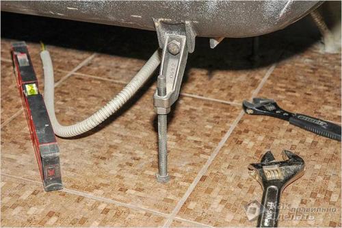 Как прикрепить стальную ванну к стене. Варианты для всех видов ванн 06 Как прикрепить стальную ванну к стене. Варианты для всех видов ванн 06