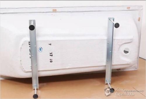 Как прикрепить стальную ванну к стене. Варианты для всех видов ванн 07 Как прикрепить стальную ванну к стене. Варианты для всех видов ванн 07