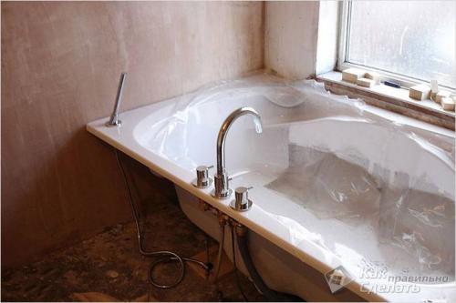 Как прикрепить стальную ванну к стене. Варианты для всех видов ванн 01 Как прикрепить стальную ванну к стене. Варианты для всех видов ванн 01