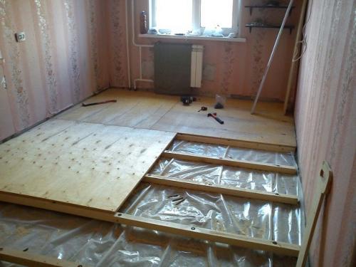 Как положить плитку на деревянный пол в хрущевке. Способы реставрации деревянных полов в «хрущевке»