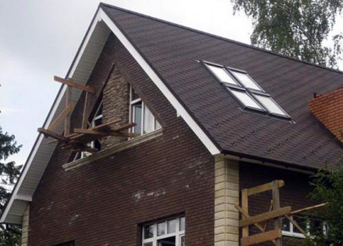 Высота мансардного этажа двухскатной крыши