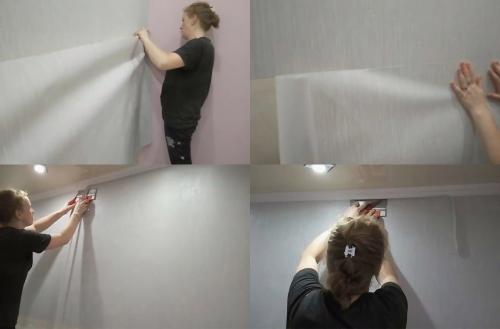 Как клеить обои горизонтально. Поклейка вдоль стены: «за» и «против»