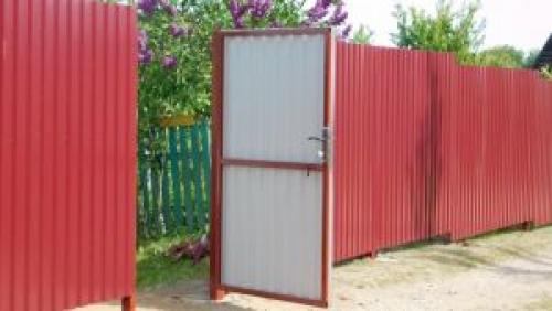 Дверь из профнастила своими руками. Калитка из профнастила своими руками это не трудно 13 Дверь из профнастила своими руками. Калитка из профнастила своими руками это не трудно 13