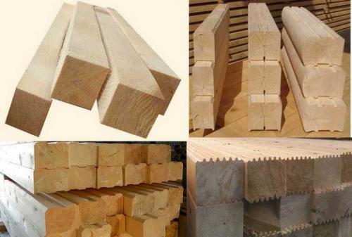 Дом из профилированного бруса. Разновидности бруса