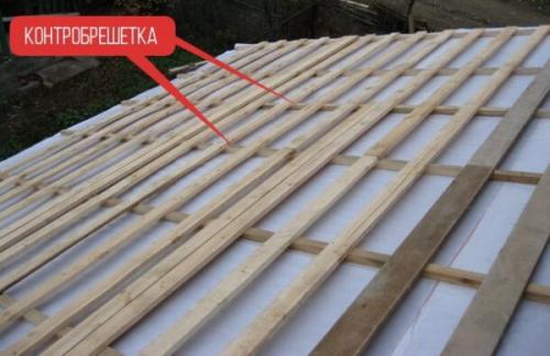 Нужна ли контробрешетка на холодной кровле. Место контробрешетки в кровельном пироге