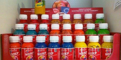 Цвета колера для водоэмульсионки. Колер для водоэмульсионной краски: цвета и цена