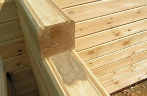 Профилированный брус. Сухой профилированный брус
