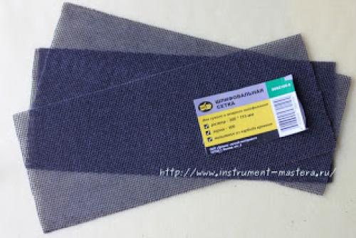Абразивная сетка, как пользоваться. Шлифовальная сетка