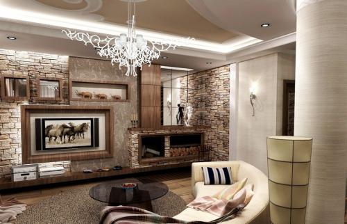 Спальня с камином и телевизором. 12 идей расположения телевизора и камина в гостиной