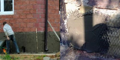 Штукатурка цоколя дома своими руками. Как оштукатурить цоколь дома своими руками