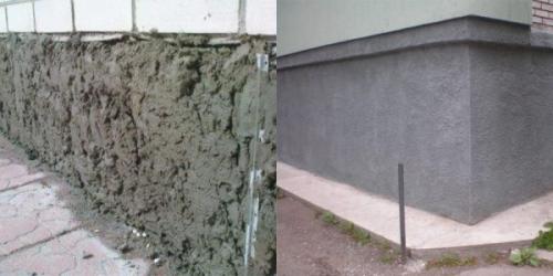 Штукатурка цоколя дома своими руками. Как оштукатурить цоколь дома своими руками