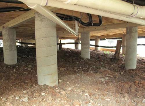 Утепление канализационных труб при свайном фундаменте. Особенности свайно-винтового фундамента