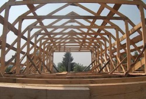 Строительство мансарды в деревянном доме. Строительство мансарды своими руками чертежи фото