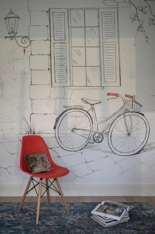 Покрытие для неровных стен. Оформление неровных стен