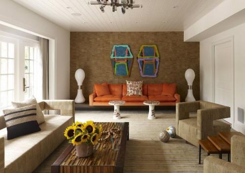 Покрытие для неровных стен. Оформление неровных стен