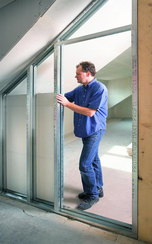 Из чего лучше сделать межкомнатные перегородки на мансарде. Тонкие стенки. Как сделать перегородку на мансарде