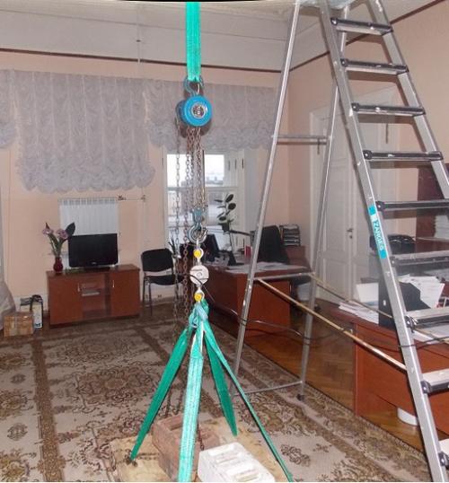 Как повесить старую люстру. Монтаж с помощью потолочного крюка