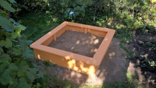 Песочница с крышей своими руками чертеж. Песочница своими руками — лучшие идеи, материалы, самые простые чертежи и схемы (80 фото)