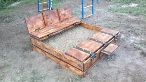 Песочница с крышей своими руками чертеж. Песочница своими руками — лучшие идеи, материалы, самые простые чертежи и схемы (80 фото)