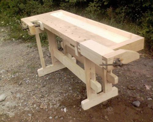 Самодельный верстак столярный. Проект верстака